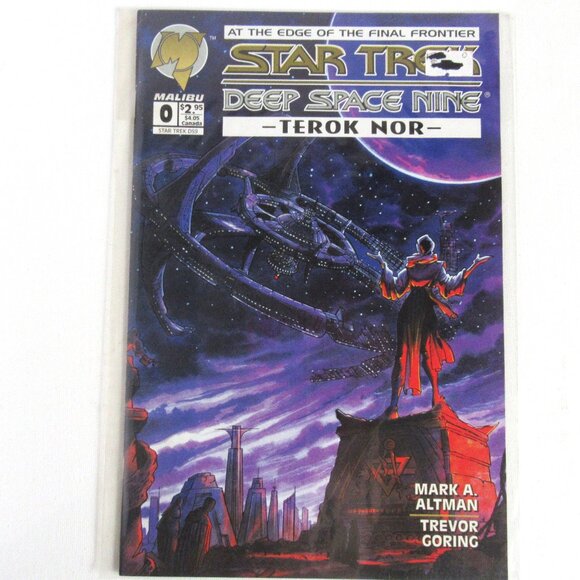 4 Star Trek: Deep Space Nine, Vintage, Malibu Comics Issues #O, 1, 2, 3 - Picture 2 of 5